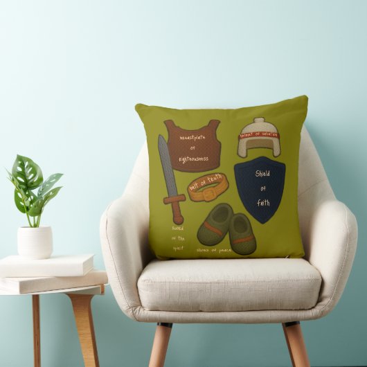 The Whole Armor Yarn Look Pillow Kussen (Stoel)