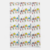 The Whos Carrying the Christmas Feast Theedoek (Verticaal)