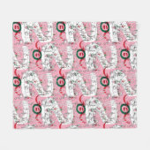 The Whos' Merry Christmas Feast Fleece Deken (Voorkant (Horizontaal))