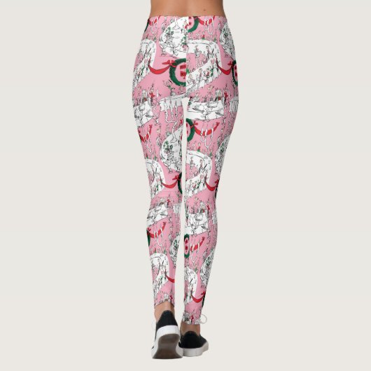 The Whos' Merry Christmas Feast Leggings (Achterkant)