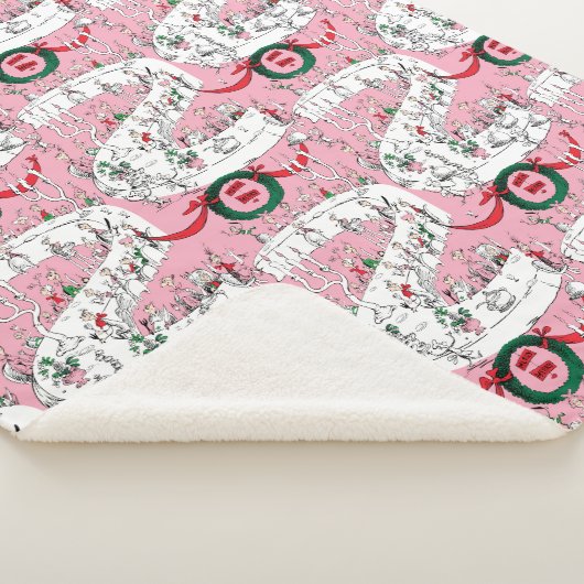 The Whos' Merry Christmas Feast Sherpa Deken (3/4)