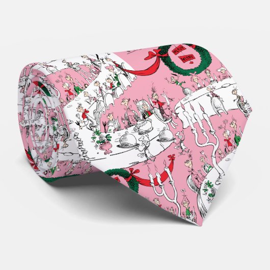 The Whos' Merry Christmas Feast Stropdas (Opgerold)