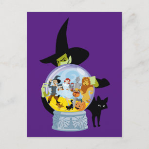 The Wicked Witch Crystal Ball Halloween Briefkaart