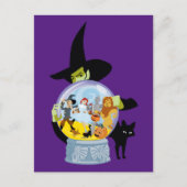 The Wicked Witch Crystal Ball Halloween Briefkaart (Voorkant)