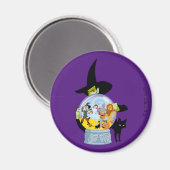 The Wicked Witch Crystal Ball Halloween Magneet (Voorkant / Achterkant)