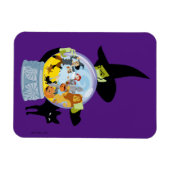 The Wicked Witch Crystal Ball Halloween Magneet (Horizontaal)