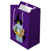 The Wicked Witch Crystal Ball Halloween Medium Cadeauzakje (Voorkant Gekanteld)
