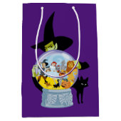 The Wicked Witch Crystal Ball Halloween Medium Cadeauzakje (Voorkant)