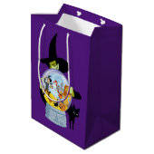 The Wicked Witch Crystal Ball Halloween Medium Cadeauzakje (Achterkant Gekanteld)