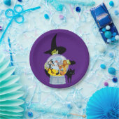 The Wicked Witch Crystal Ball Halloween Papieren Bordje (Feest)