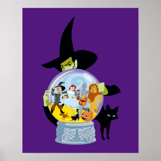 The Wicked Witch Crystal Ball Halloween Poster (Voorkant)