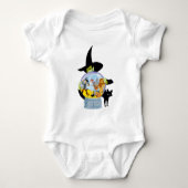 The Wicked Witch Crystal Ball Halloween Romper (Voorkant)