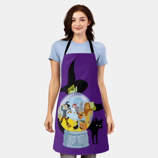 The Wicked Witch Crystal Ball Halloween Schort (Gedragen)