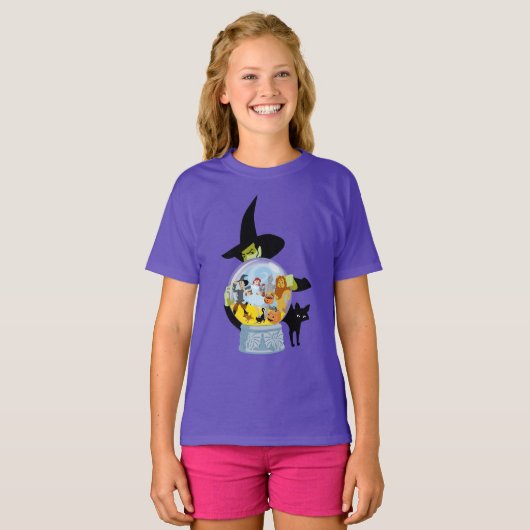 The Wicked Witch Crystal Ball Halloween T-shirt (Voorkant volledig)
