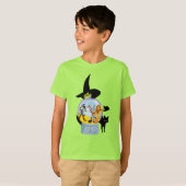 The Wicked Witch Crystal Ball Halloween T-shirt (Voorkant volledig)
