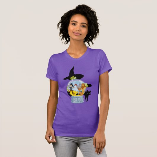 The Wicked Witch Crystal Ball Halloween T-shirt (Voorkant volledig)