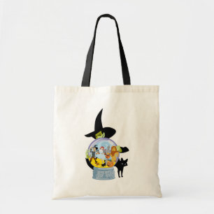 The Wicked Witch Crystal Ball Halloween Tote Bag