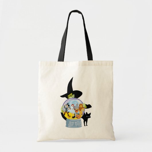 The Wicked Witch Crystal Ball Halloween Tote Bag (Voorkant)