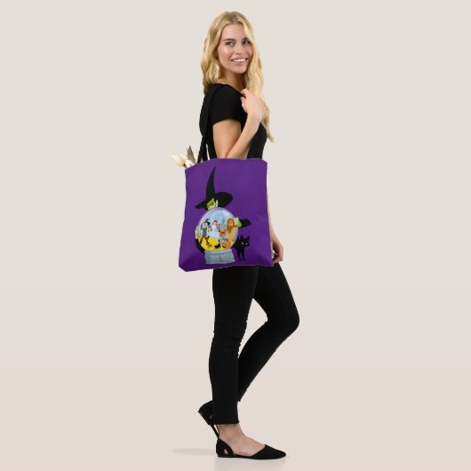 The Wicked Witch Crystal Ball Halloween Tote Bag (Op model)