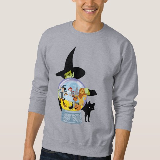 The Wicked Witch Crystal Ball Halloween Trui (Voorkant)