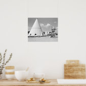 The Wigwam Motel, 1940.  foto Poster (Keuken)