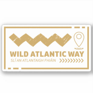The Wild Atlantic Way Ierlands kustreis Sticker