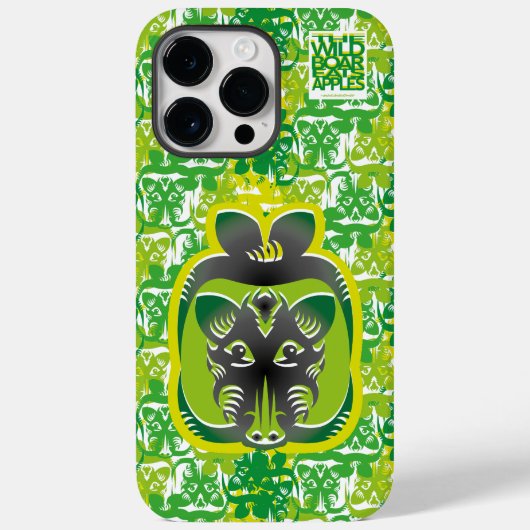 THE WILD BOAR EATS APPLES BY MASANSER Case-Mate iPhone CASE (Achterkant)