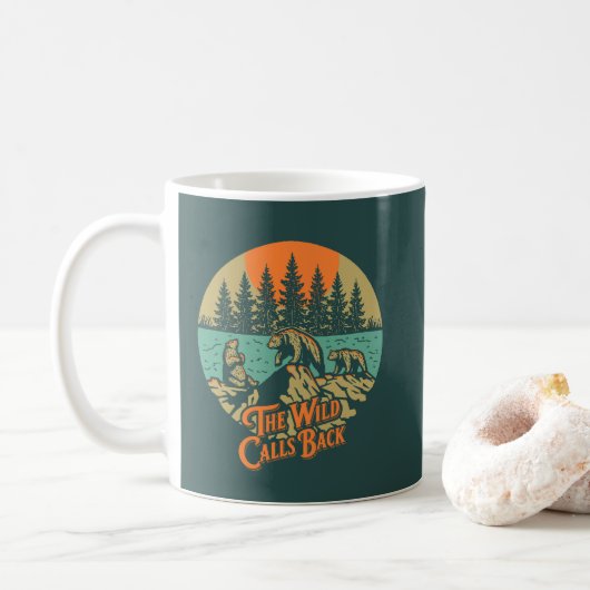 The Wild Calls Back Koffiemok (Met donut)