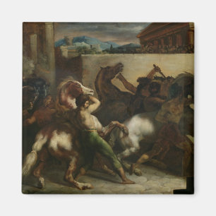The Wild Horse Race at Rome, c.1817 Magneet