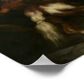 The Wild Horse Race at Rome, c.1817 Poster (Hoek)