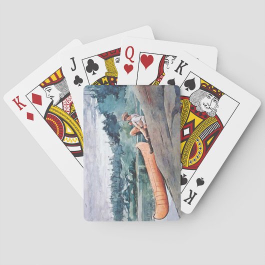 The Wilderness Guide (door Winslow Homer) Pokerkaarten (Achterkant)