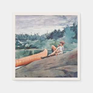 The Wilderness Guide (door Winslow Homer) Servet