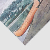 The Wilderness Guide (door Winslow Homer) Tissuepapier (Detail)