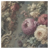 The Wilted Vigil – Gothic Statement Tegel Stof (Close Up)