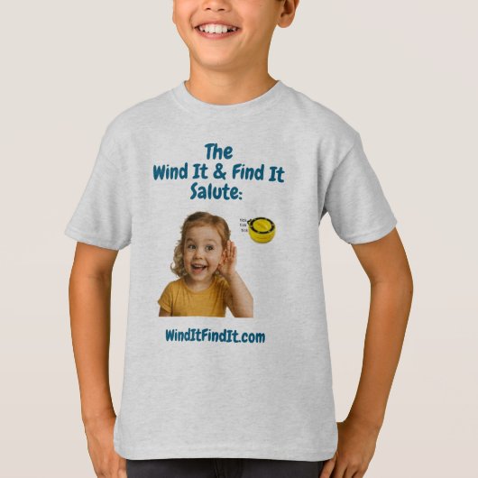 The Wind It & Find It Salute T-shirt (Voorkant)