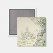 The Winding Road, c.1900-06 (m/c op papier) Magneet (Voorkant / Achterkant)
