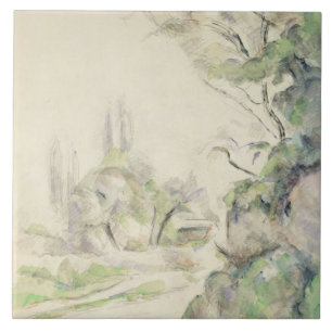 The Winding Road, c.1900-06 (m/c op papier) Tegeltje