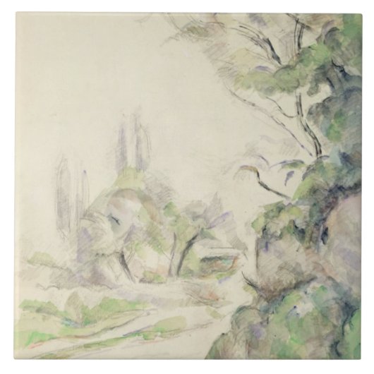 The Winding Road, c.1900-06 (m/c op papier) Tegeltje (Voorkant)