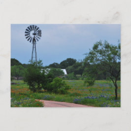 The Windmill in the Wildflowers Briefkaart