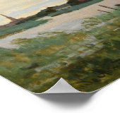 The Windmill Zaandam, Monet 1871 Poster (Hoek)