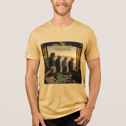 The Windows Album: een Parodie Tri-Blend Shirt (Voorkant)