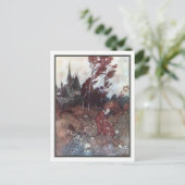 The Wind's Tale van Edmund Dulac Briefkaart (Staand voorkant)