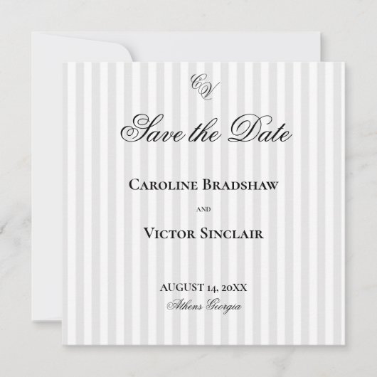 The Windsor Wedding Save the Date  (Voorkant)