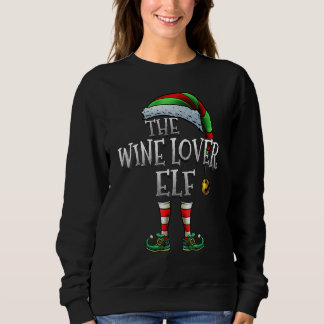 The Wine Lover Elf Matching Family Wine Lover Chri Trui