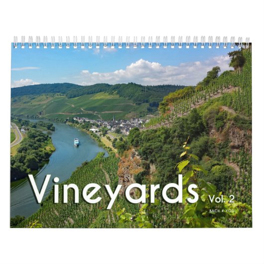 The Wine Wall Calendar - Vinyards, Vol. 2 Kalender (Hoes)
