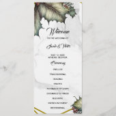 The Winery 2 sided Program Card Programmakaart (Voorkant)