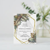 The Winery Wedding Invitation Briefkaart (Staand voorkant)