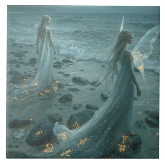 The Winged One and the Shorebound Sister Tegeltje (Voorkant)