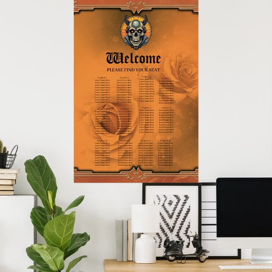 The winged skull. poster (Thuiskantoor)