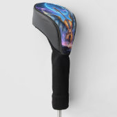The Winged Violin of Moonlit Realms Golfheadcover (Schuin)